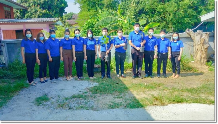 ﻿สำนักงานบังคับคดีจังหวัดเชียงใหม่ สาขาฮอด ร่วมกิจกรรมวันต้นไม้ประจำปีของชาติ พ.ศ. 2564